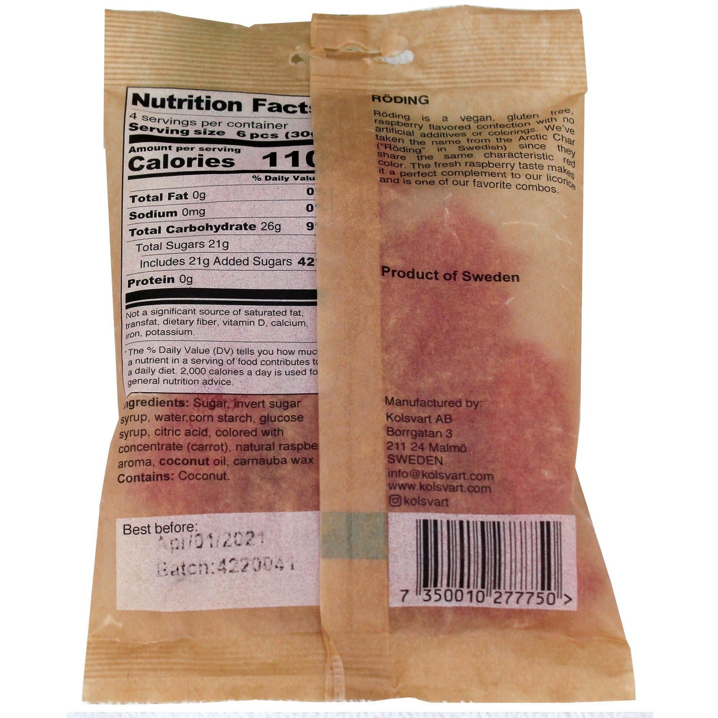 Raspberry Swedish Fish - 4.2oz