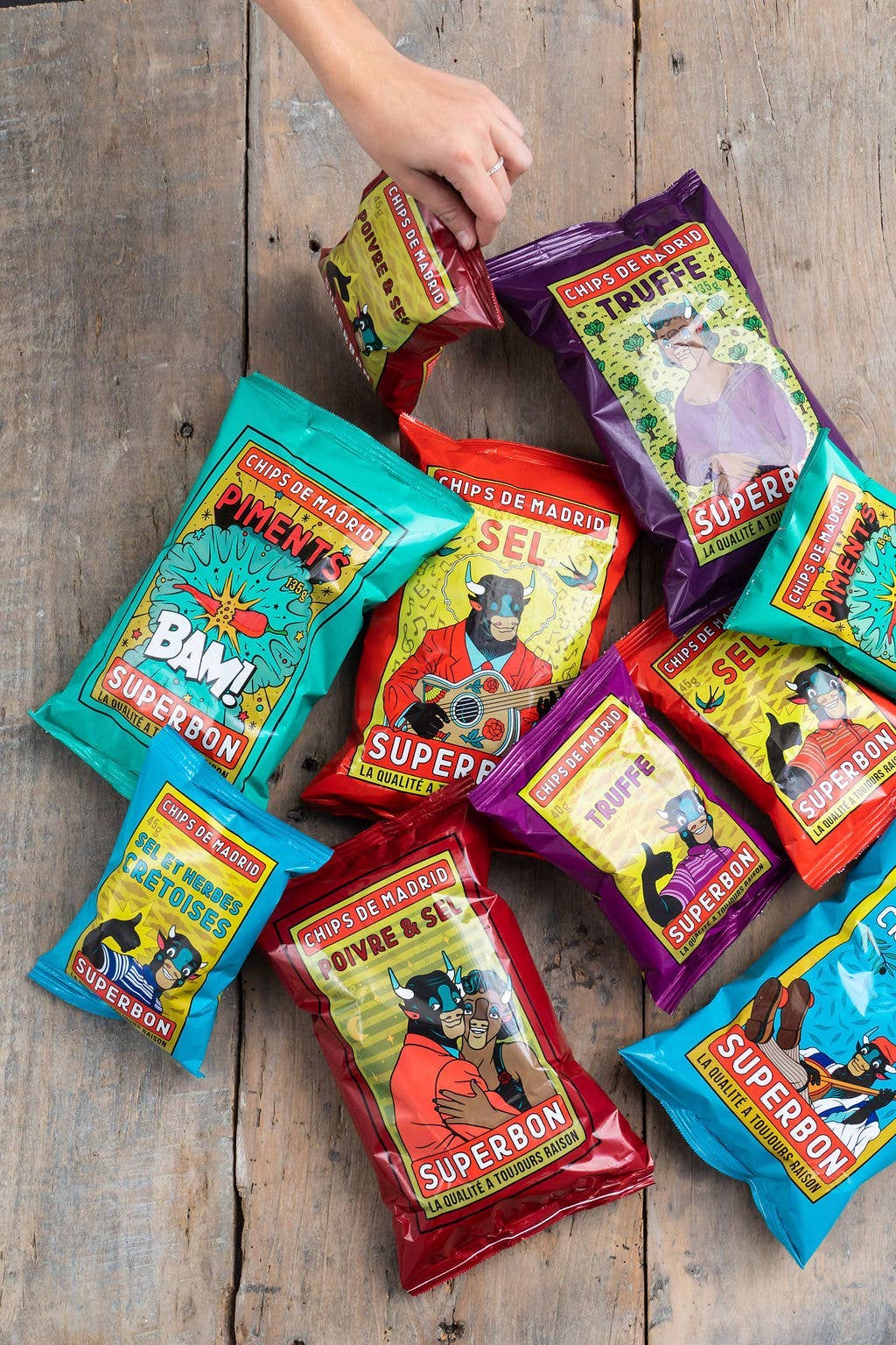 Superbon Chips de Madrid - Chili BBQ Potato Chips, 135g