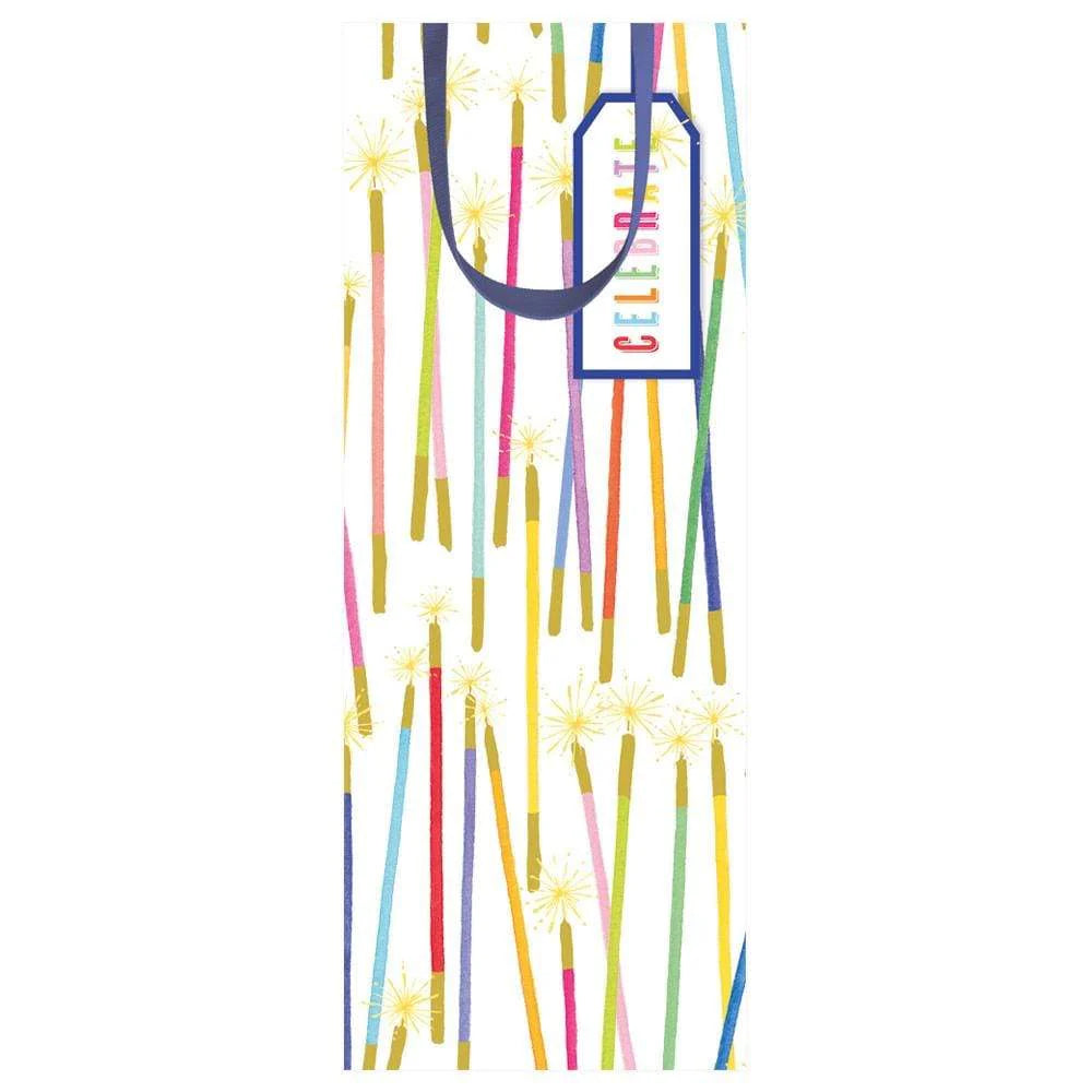 Caspari Party Candles Bottle Bag