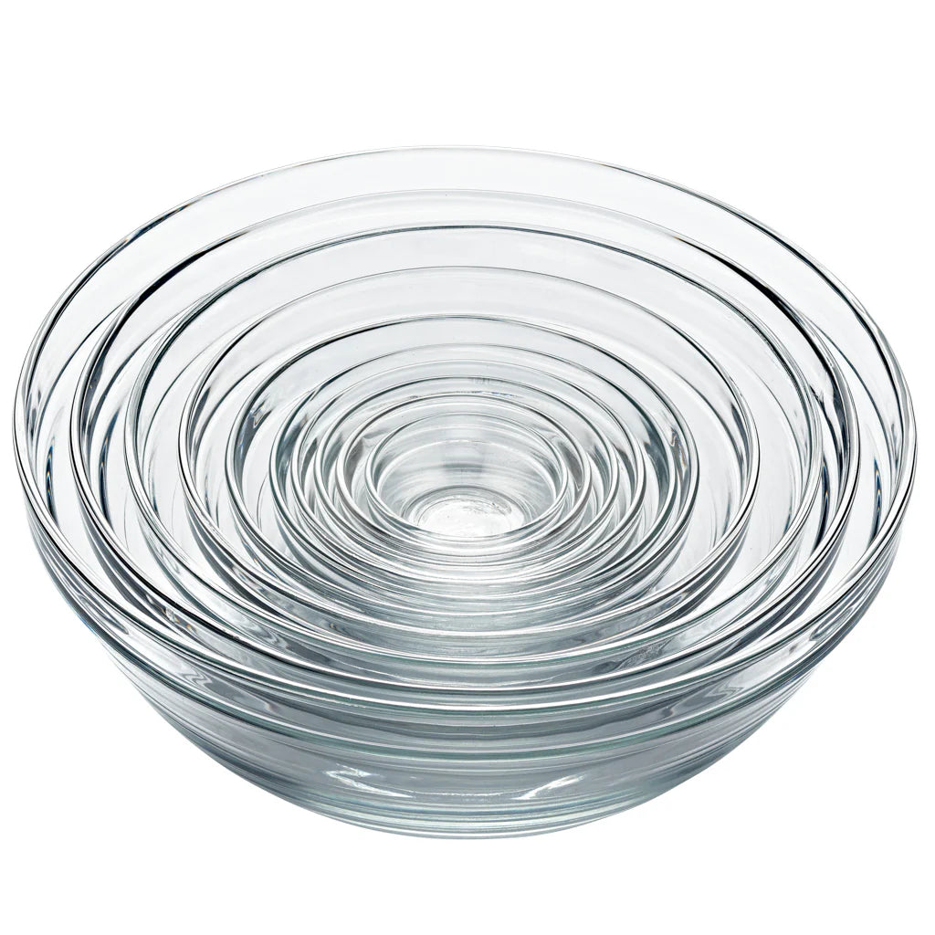 Le Gigogne® Stackable Clear Bowl Set, Set Of 10