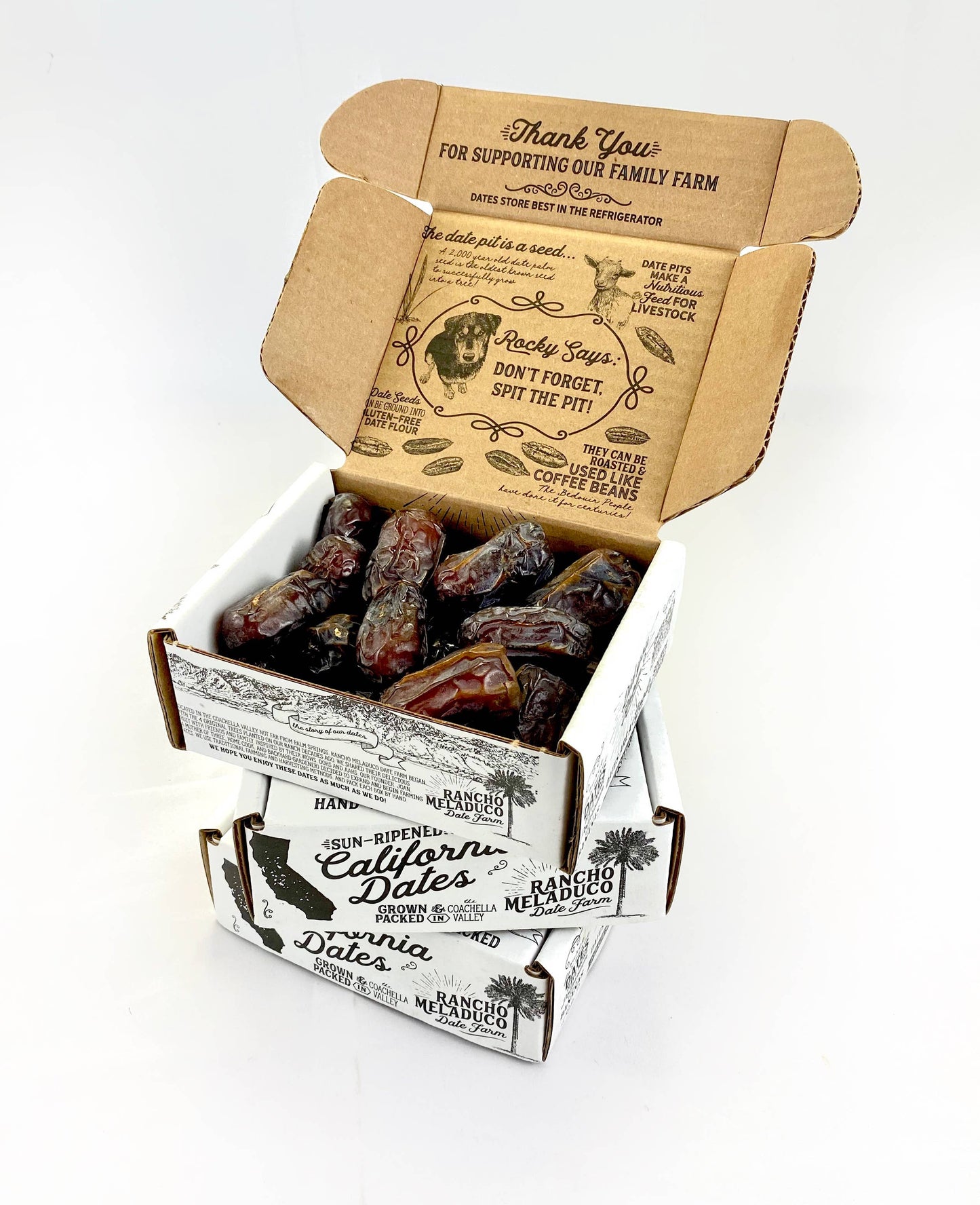 Rancho Meladuco Date Farm - 1 lb. ORGANIC Mixed Size Loose Pack Medjool Dates