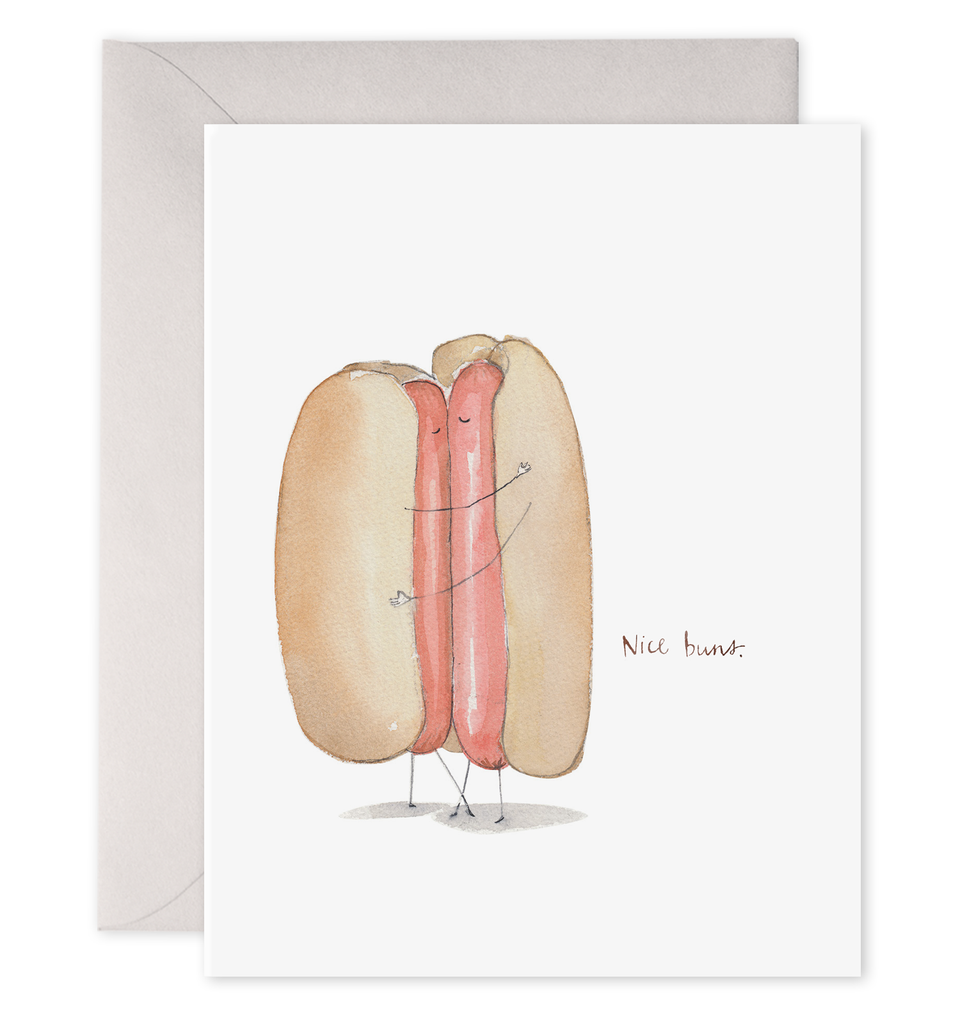E. Frances Nice Buns | Love Anniversary Hot Dog Greeting Card