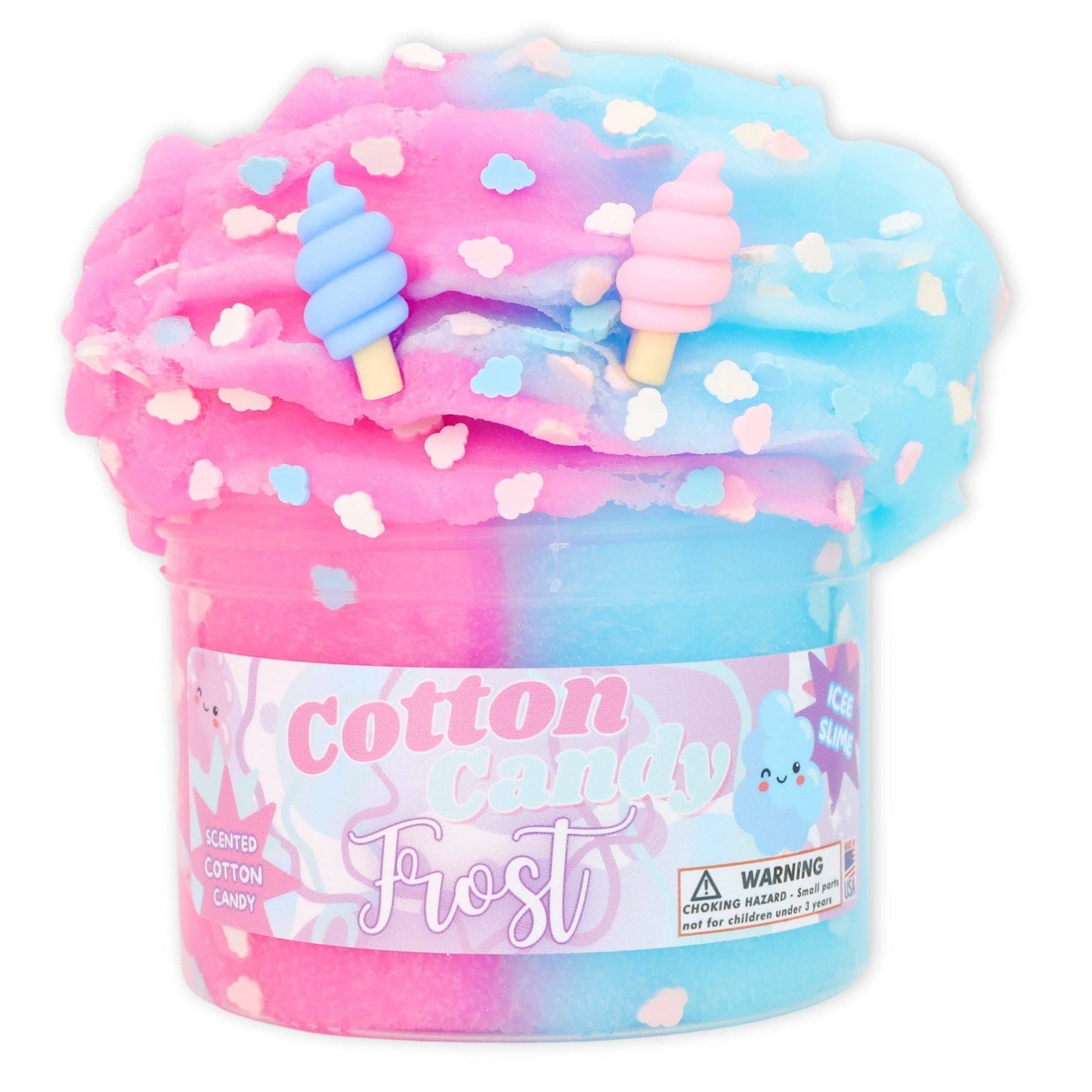 Dope Slimes Cotton Candy Frost, Icee Slime