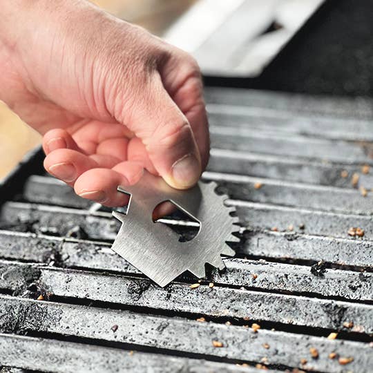 Lucky Jack Universal Grill Scraper, Bristle-Free BBQ Tool