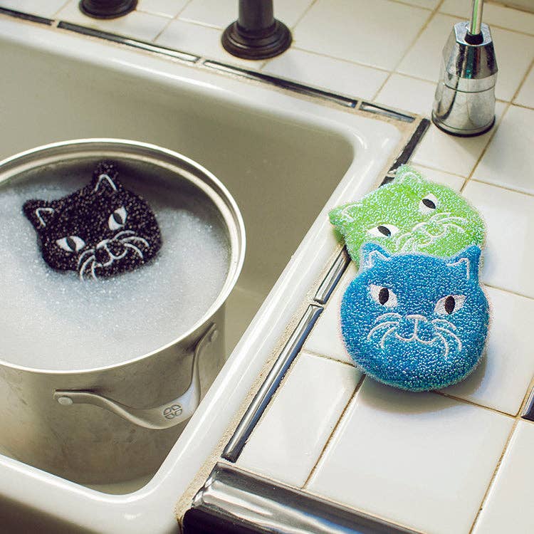 Cat Sponges, Set Of 3