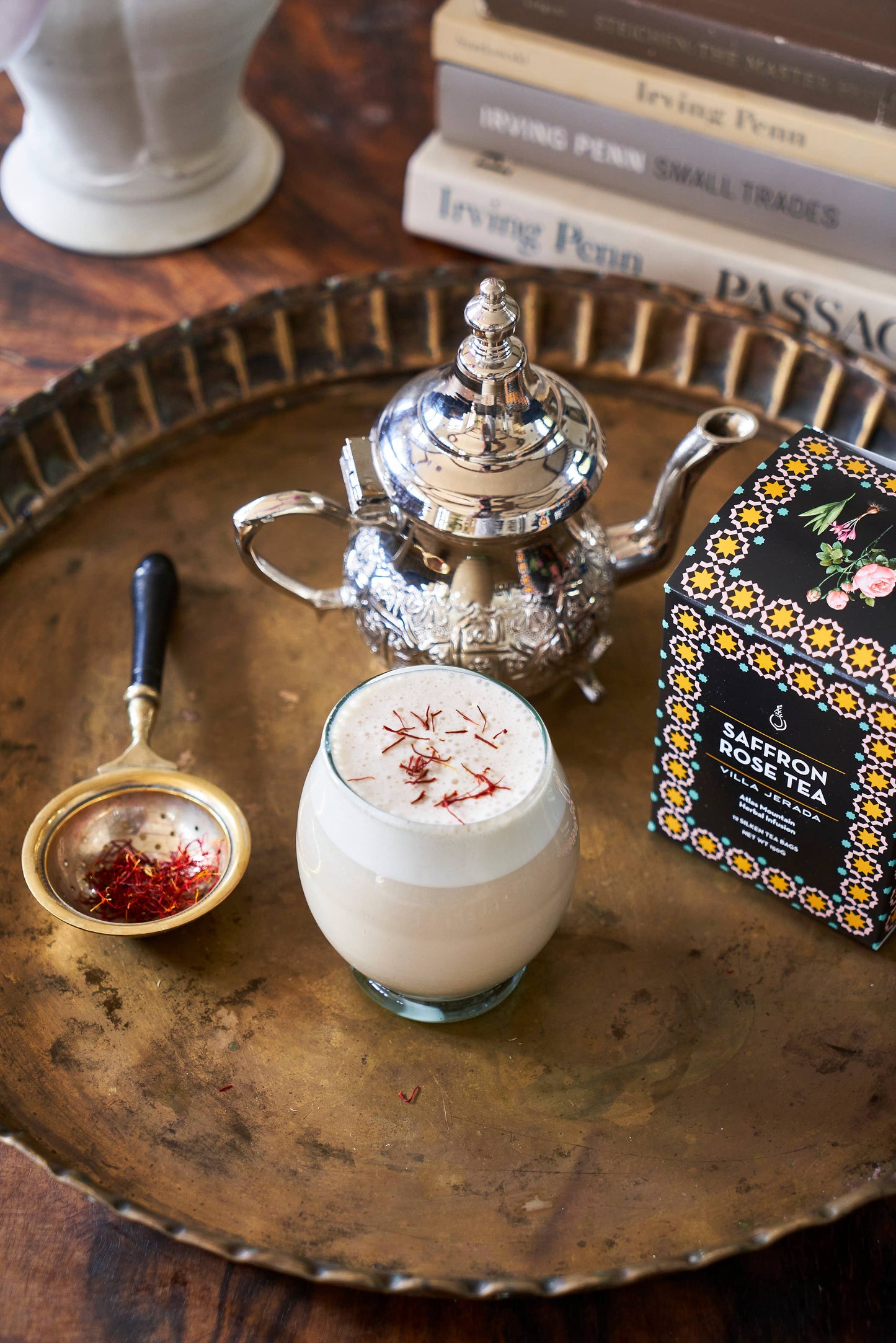 Villa Jerada Saffron Rose Green Tea, 12 tea bags