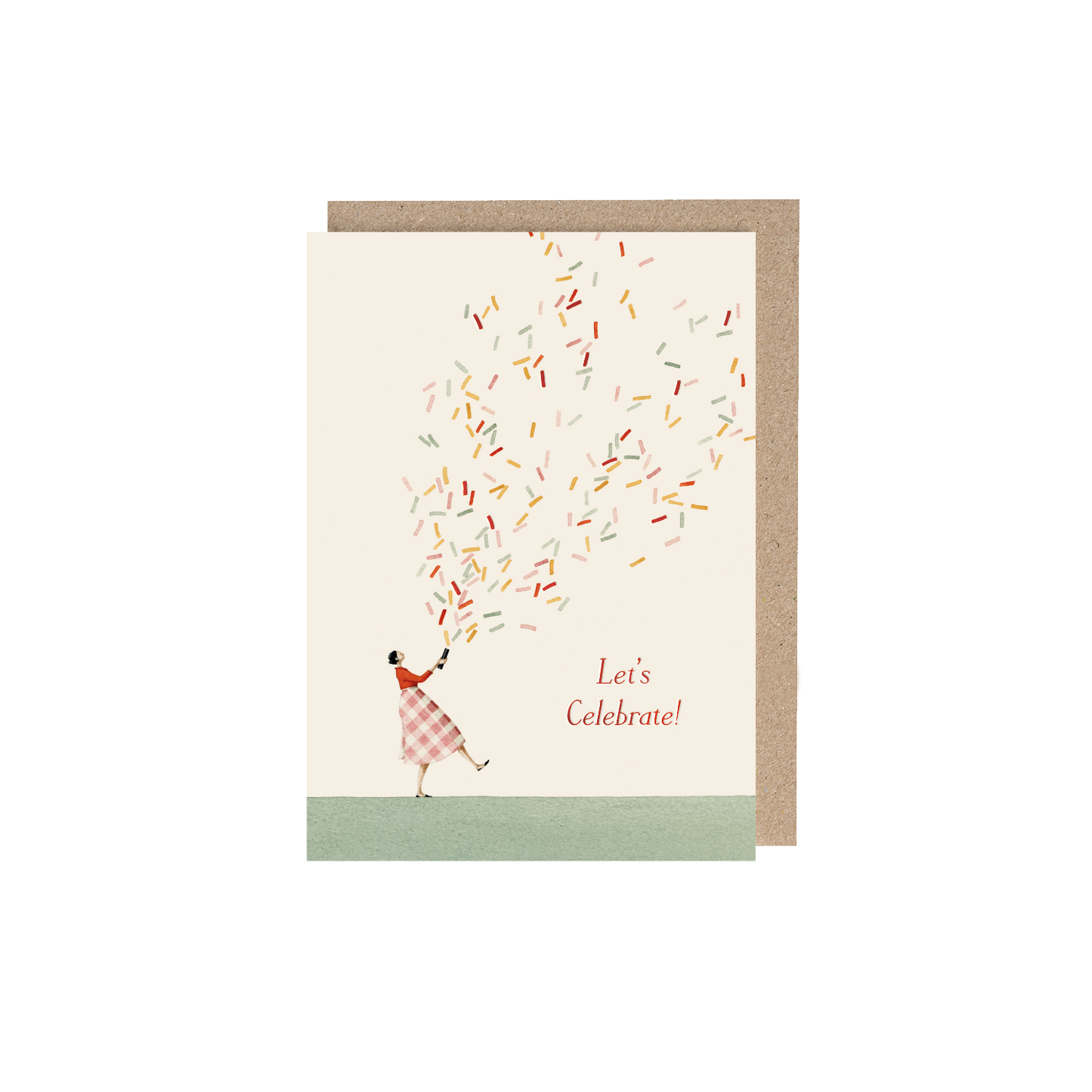 Hester & Cook Glitter Bomb Girl (Let's Celebrate) Card