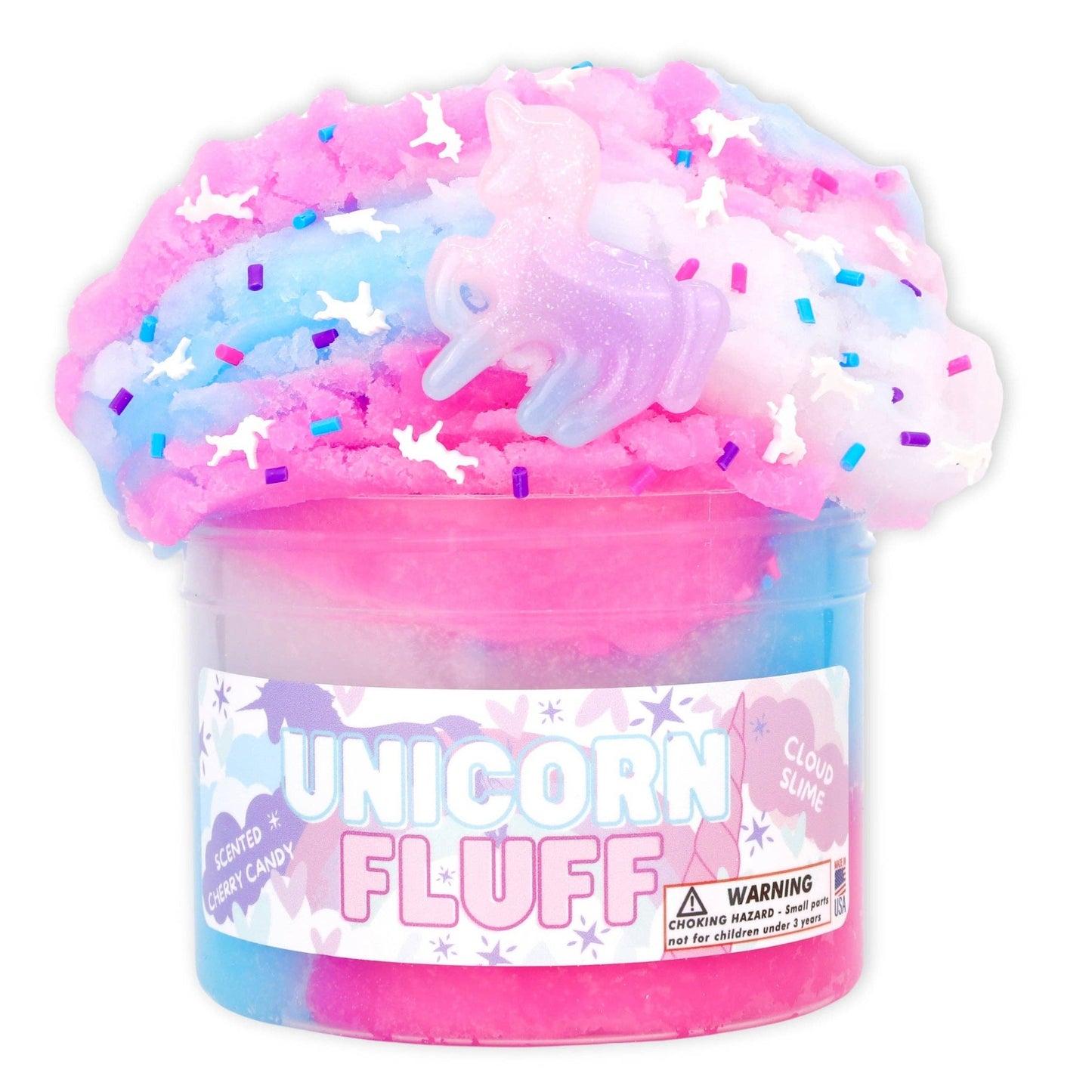 Dope Slimes Unicorn Fluff, Cloud Textured Slime