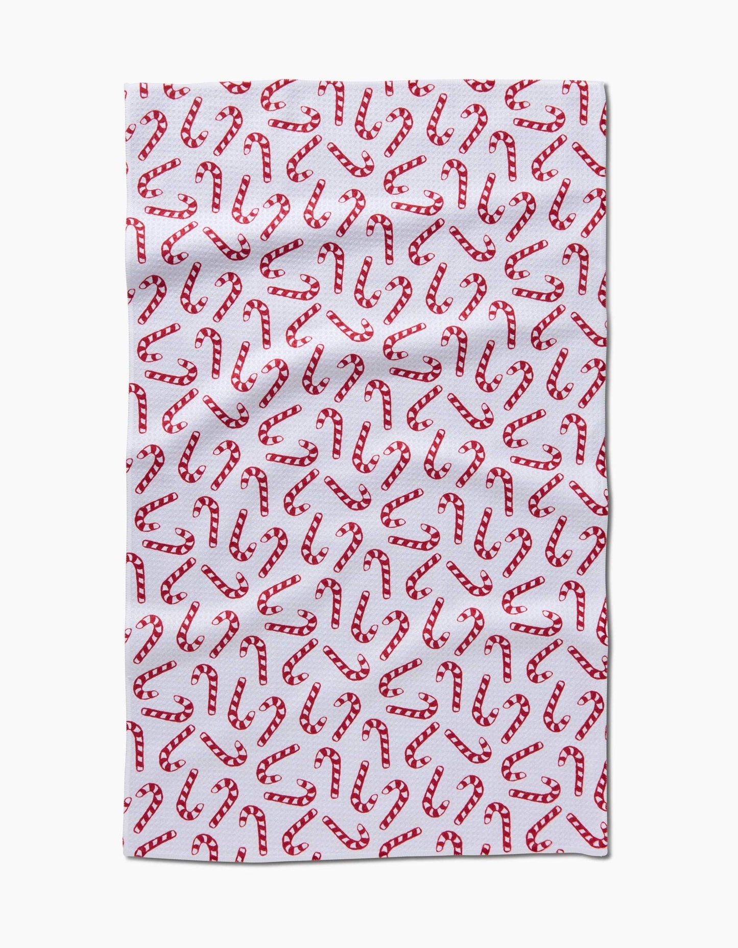 Geometry - Christmas Candy Canes Tea Towel