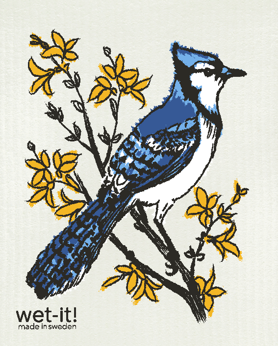 Wet-it! Blue Jay Swedish Cloth