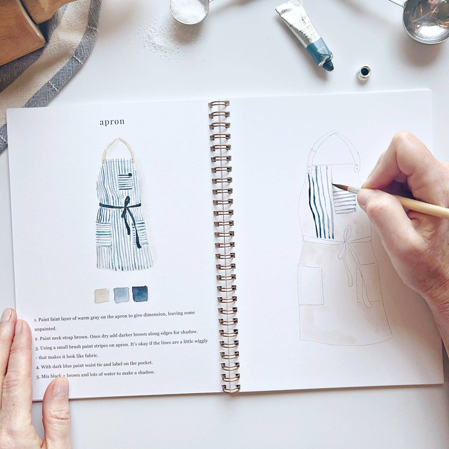 emily lex studio Baking Watercolor Workbook
