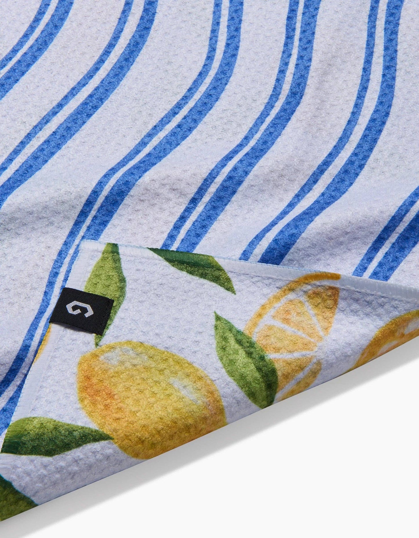 Geometry - Lemon Bliss Double Sided Tea Towel