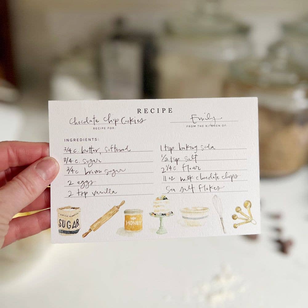 emily lex studio Baking Recipe Cards