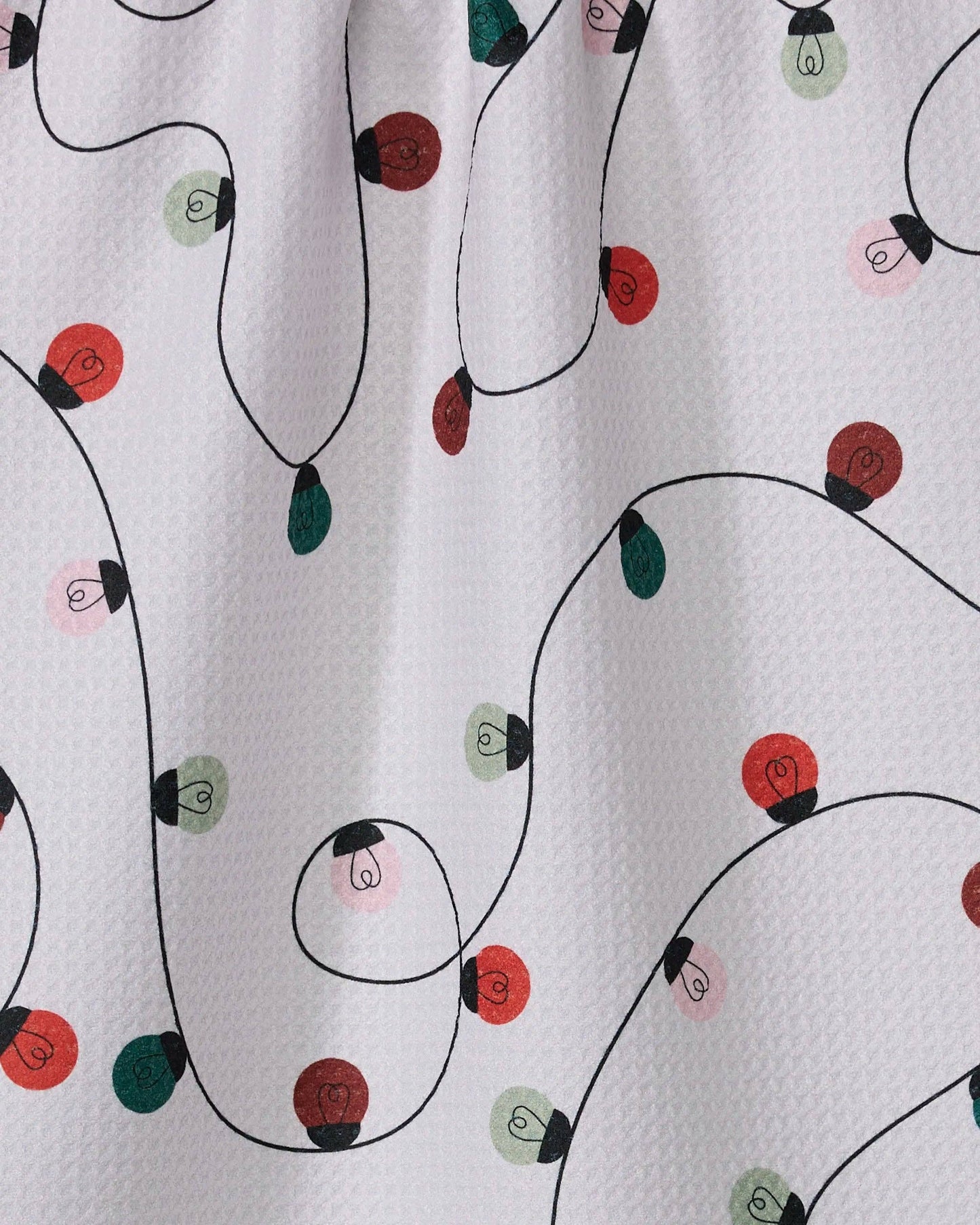 Geometry - Holiday Lights Tea Towel