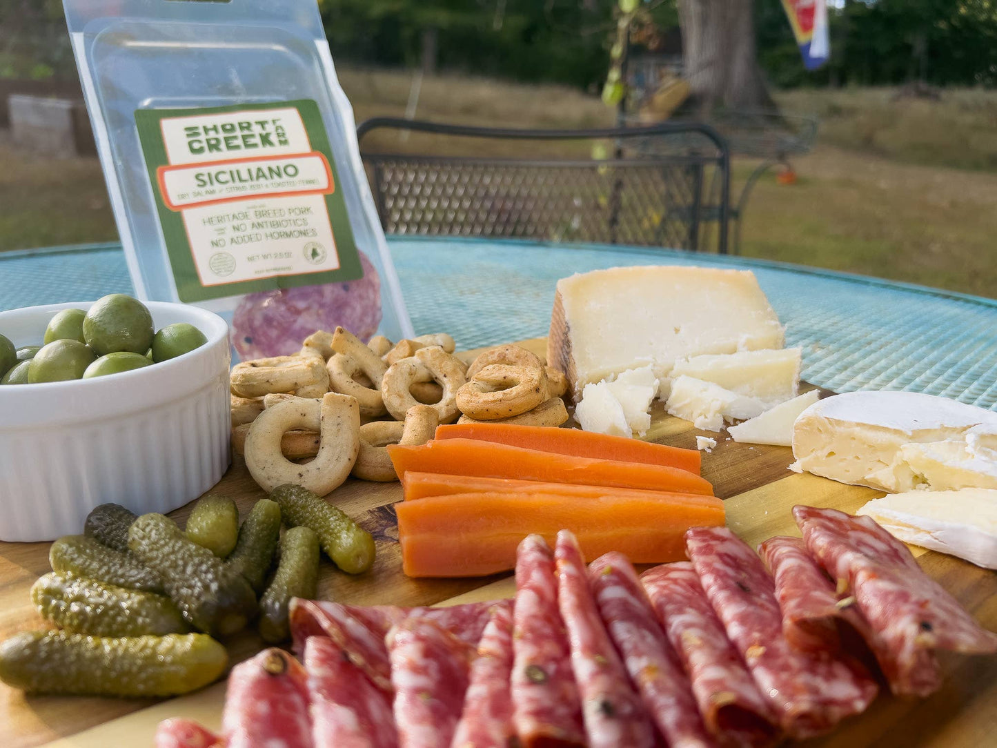 Short Creek Farm Sliced Siciliano Salami, 2.5oz