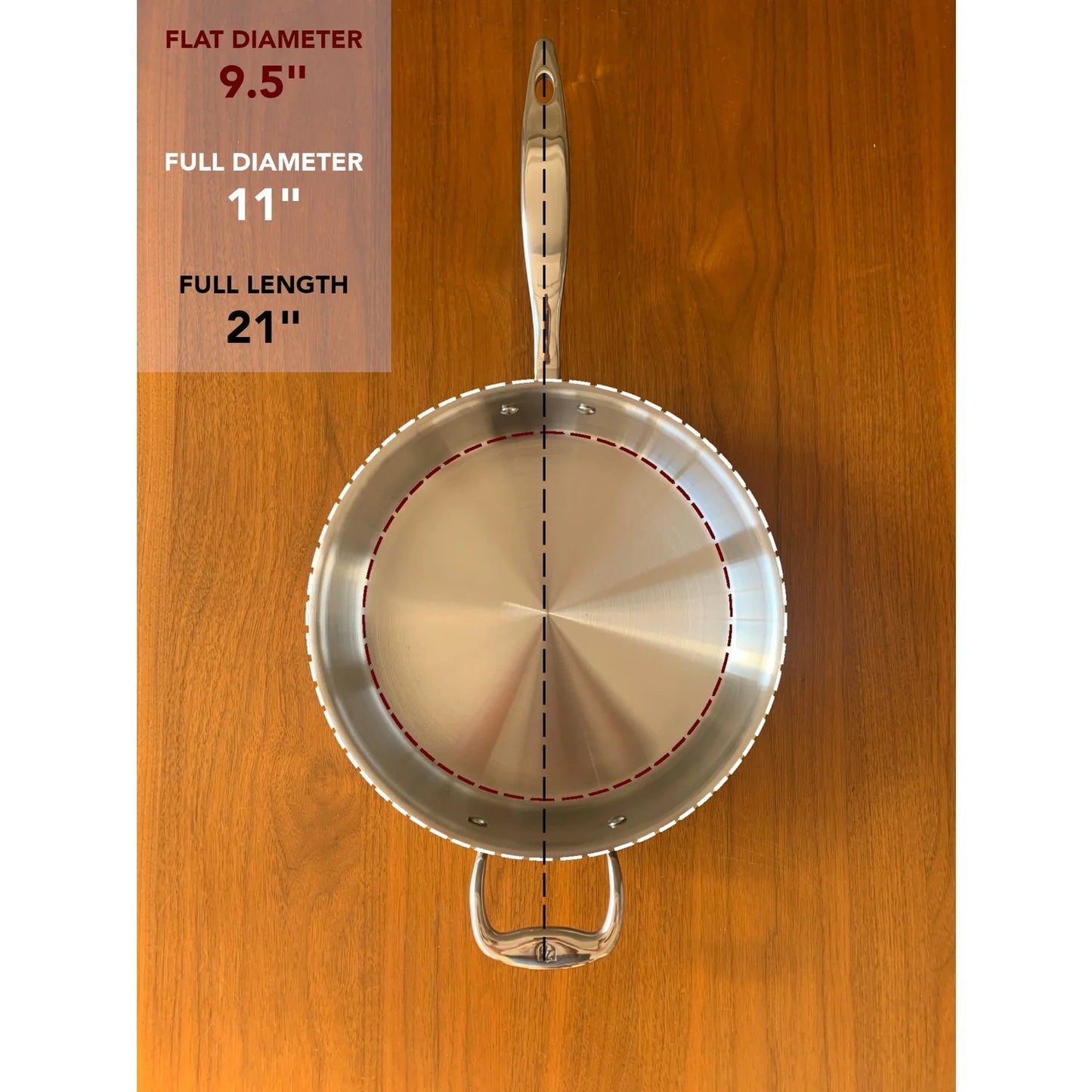 Heritage Steel Sauté with Lid, 4 Qt