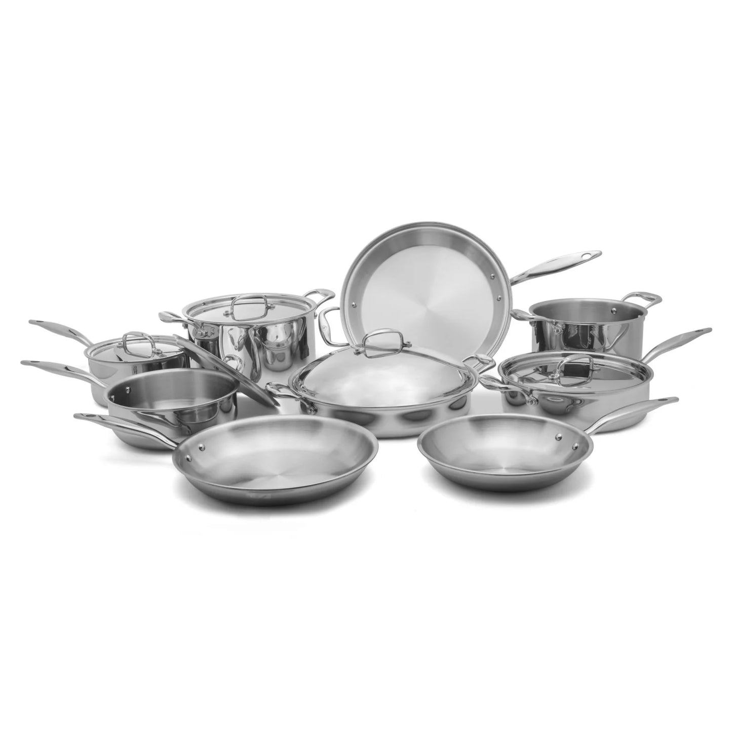 Heritage Steel Gourmand Cookware Set, 14 PC