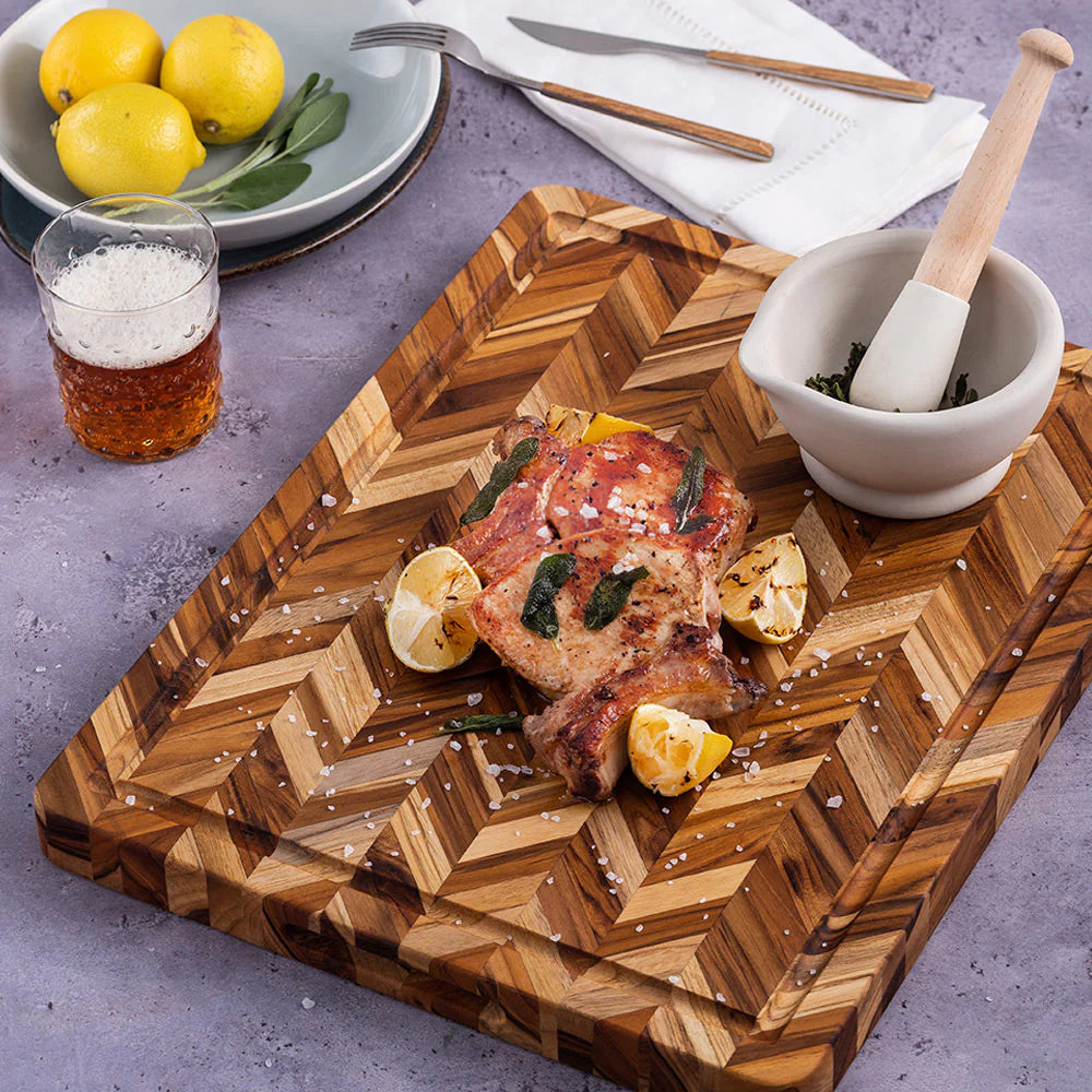 Herringbone Cutting Board, Large