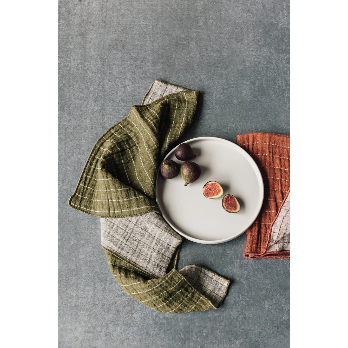 Double Weave Olive Branch Napkin, Set of 4
