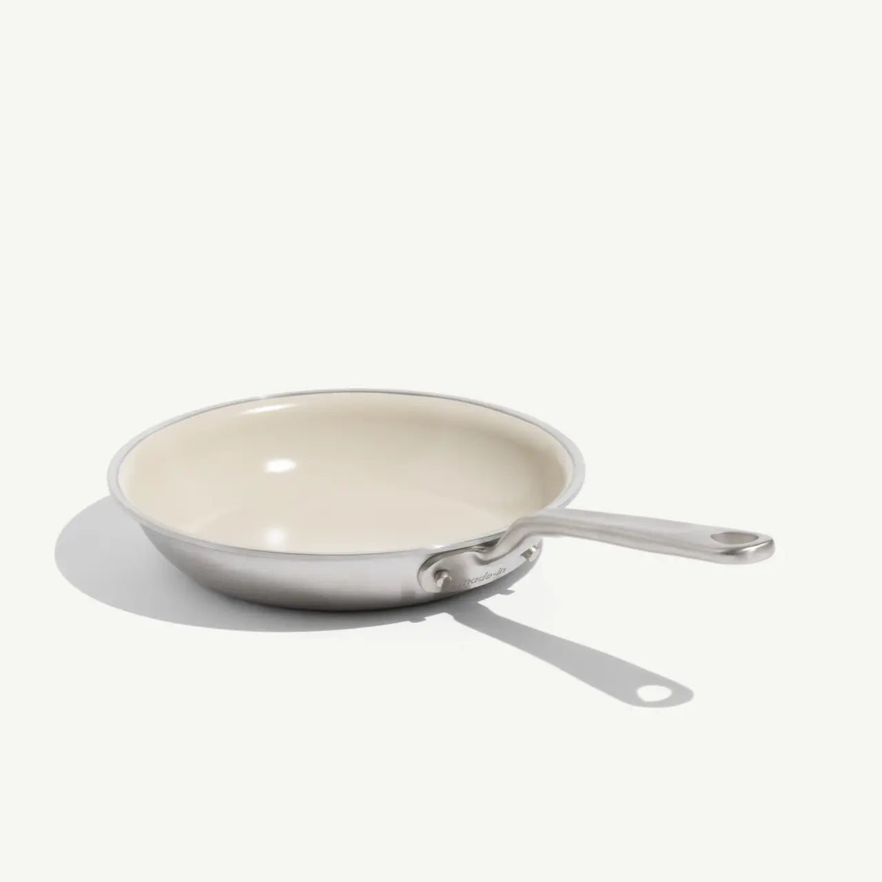 Made In CeramiClad Non Stick Frying Pan, Stainless Rim