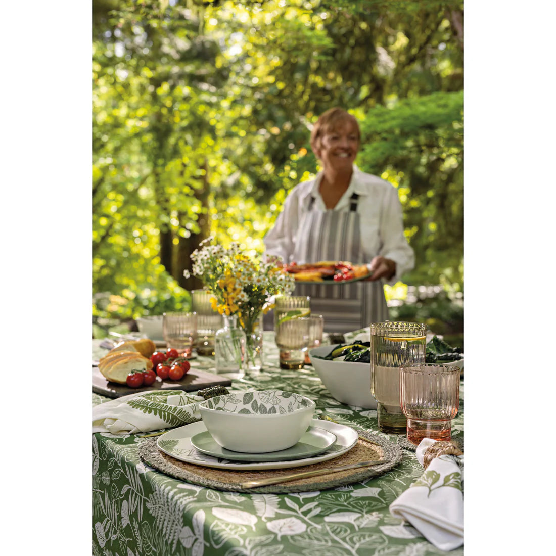 Fern & Frond Round Tablecloth