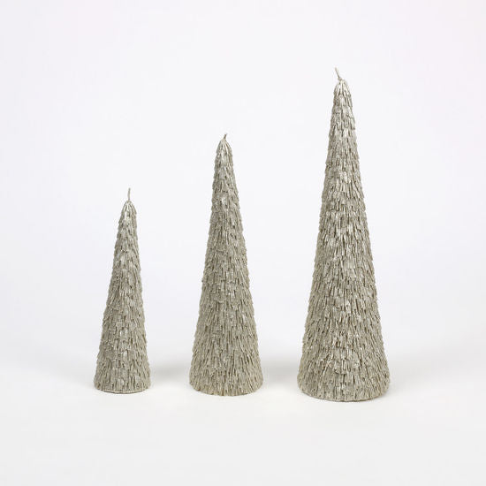 Champagne Tree Candle, Set of 3
