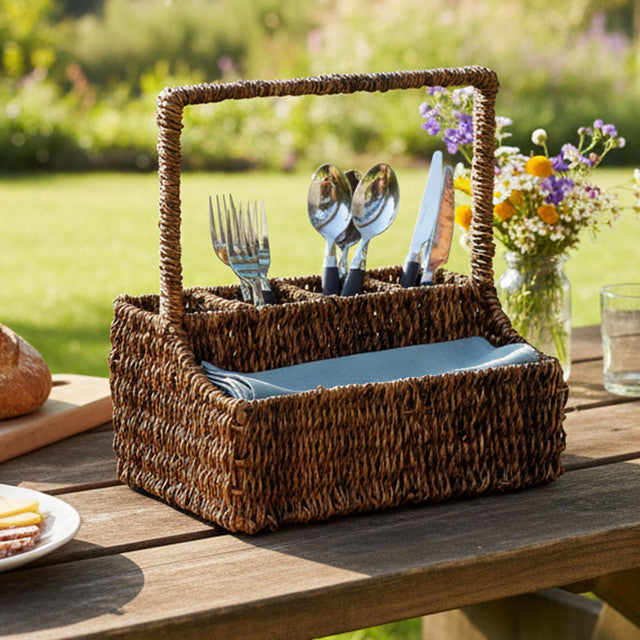 Abaca Flatware Caddy