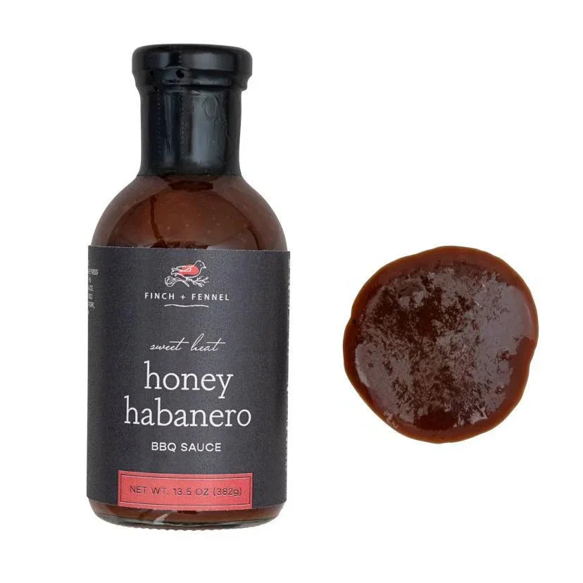 Finch & Fennel Honey Habanero BBQ Sauce, 13.5 oz