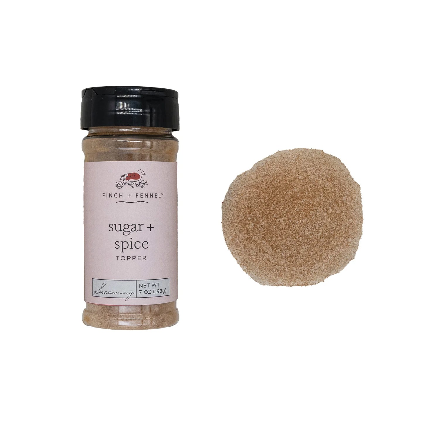 Finch & Fennel Sugar & Spice Topper Seasoning Blend Seasoning Blend, 7oz