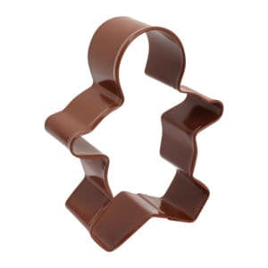Gingerbread Boy Cookie Cutter Brown - 3.75"