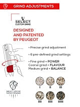 Peugeot Line Electric Matte Black Salt and Pepper Mill Set