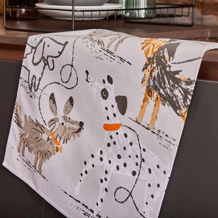 Dog Days Tea Towel