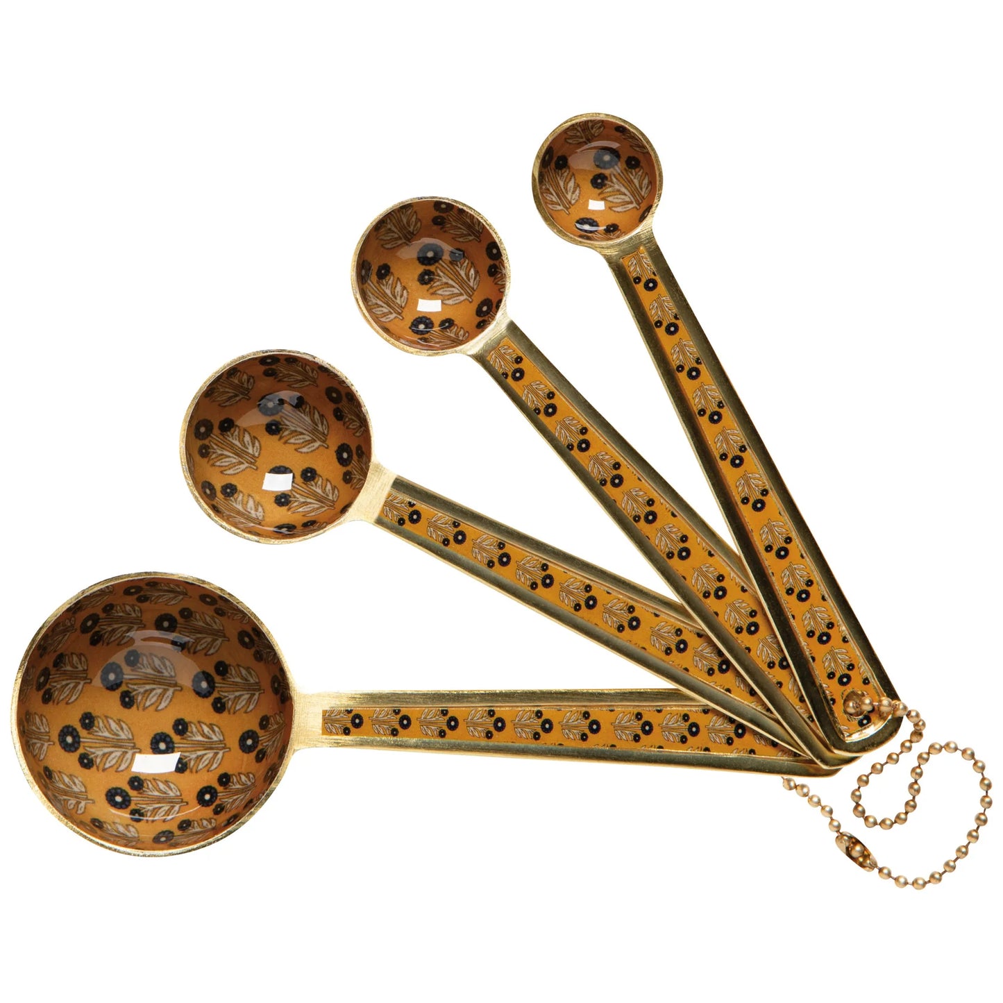 Zest Enameled Measuring Spoons, Set of 4