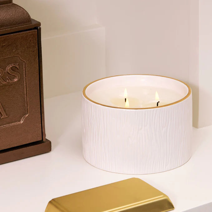 Thymes Frasier Fir Ceramic 3-Wick Candle, 20oz