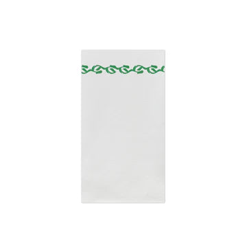 Vietri Papersoft Napkins Florentine Green Guest Towels, Pack of 20
