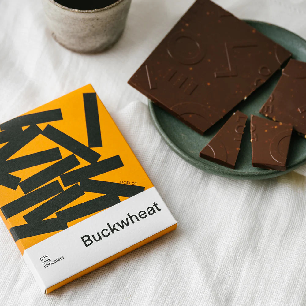 Ocelot Toasted Buckwheat Dark Milk 70%