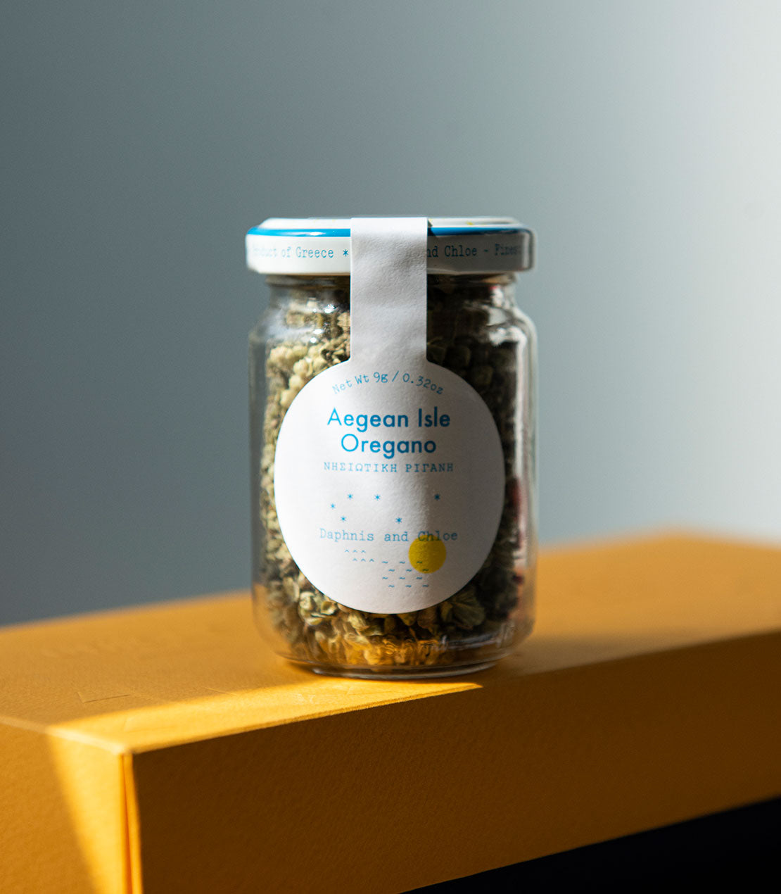 Daphnis and Chloe Aegean Isle Oregano Glass Jar, 9g