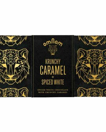 OmNom Krunchy Caramel +Spiced White, 60g