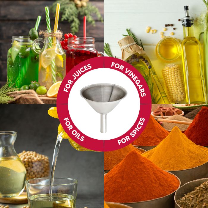 Kitchen Condiment Funnel Set