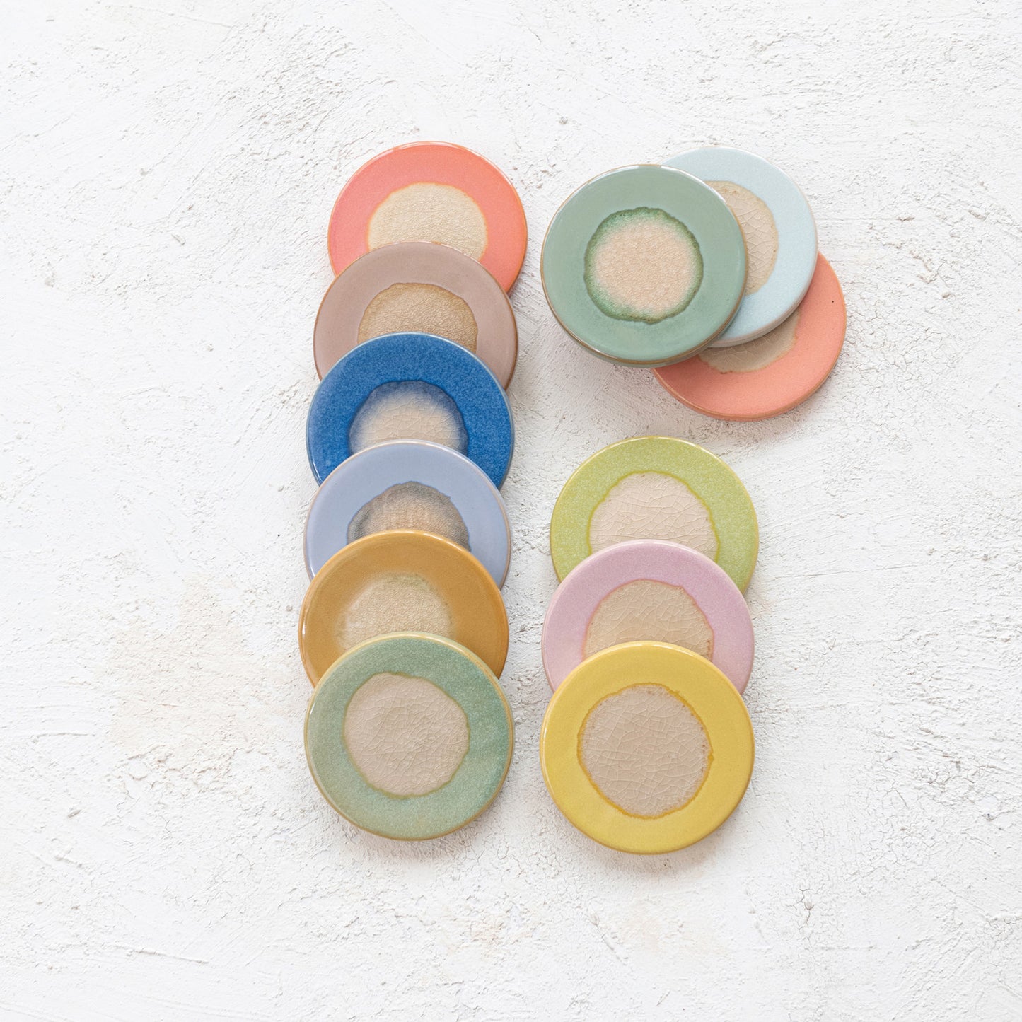 Stoneware Coaster, Various Colors
