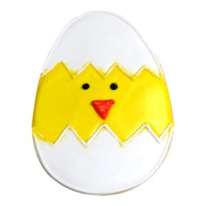 Easter Egg Cookie Cutter White - 2.5”