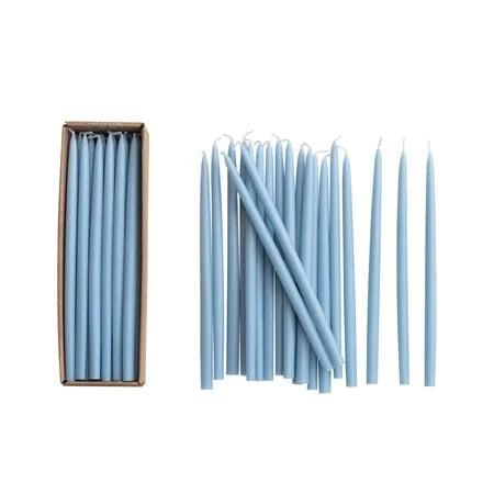 Thin Taper Candles in Box, Set of 24