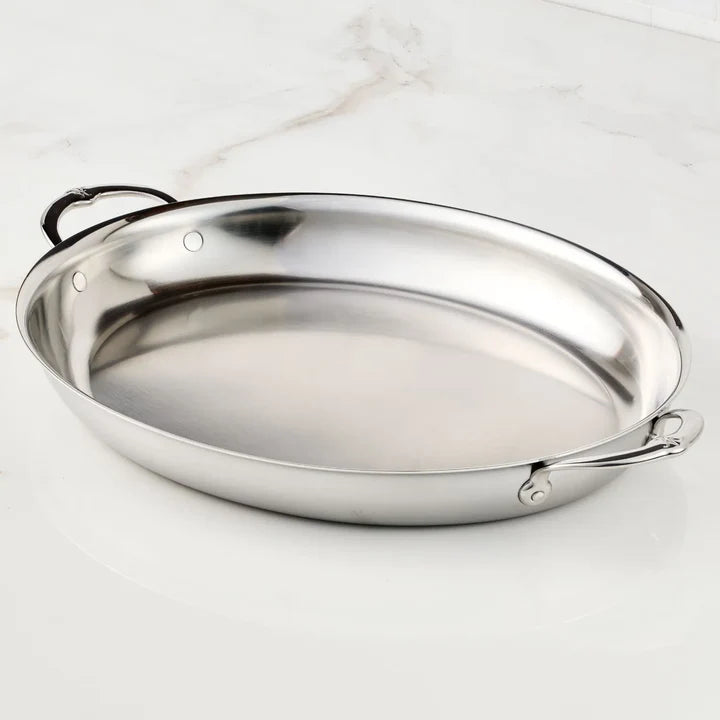 Hestan Provisions Large Oval Roaster, 17"