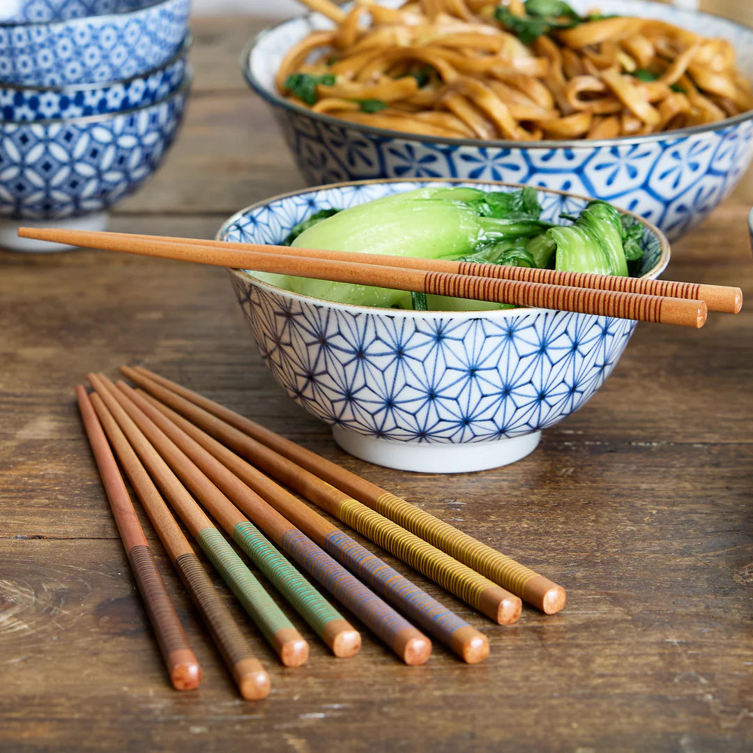 Multi Stripe Chopsticks 5/PK