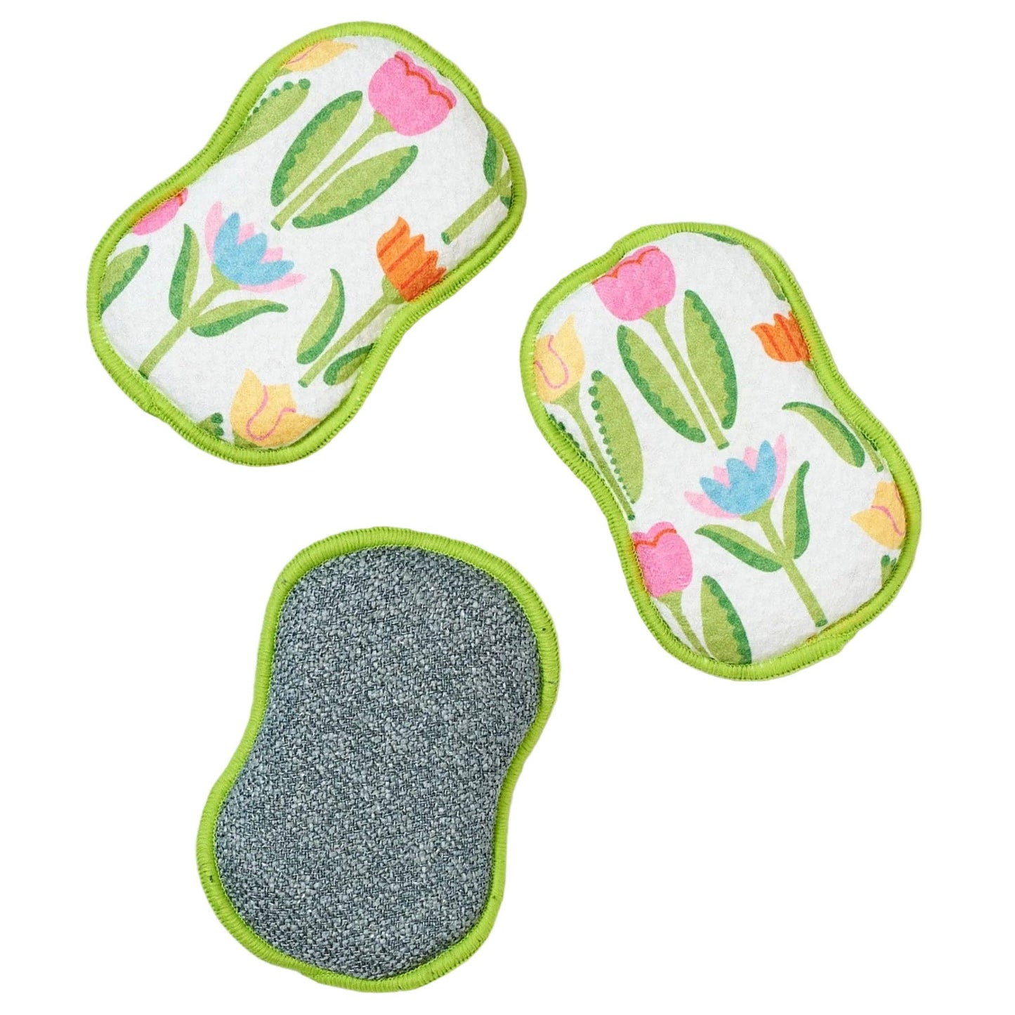 Once Again Home RE:usable Sponges - ME Tulips, Set of 3