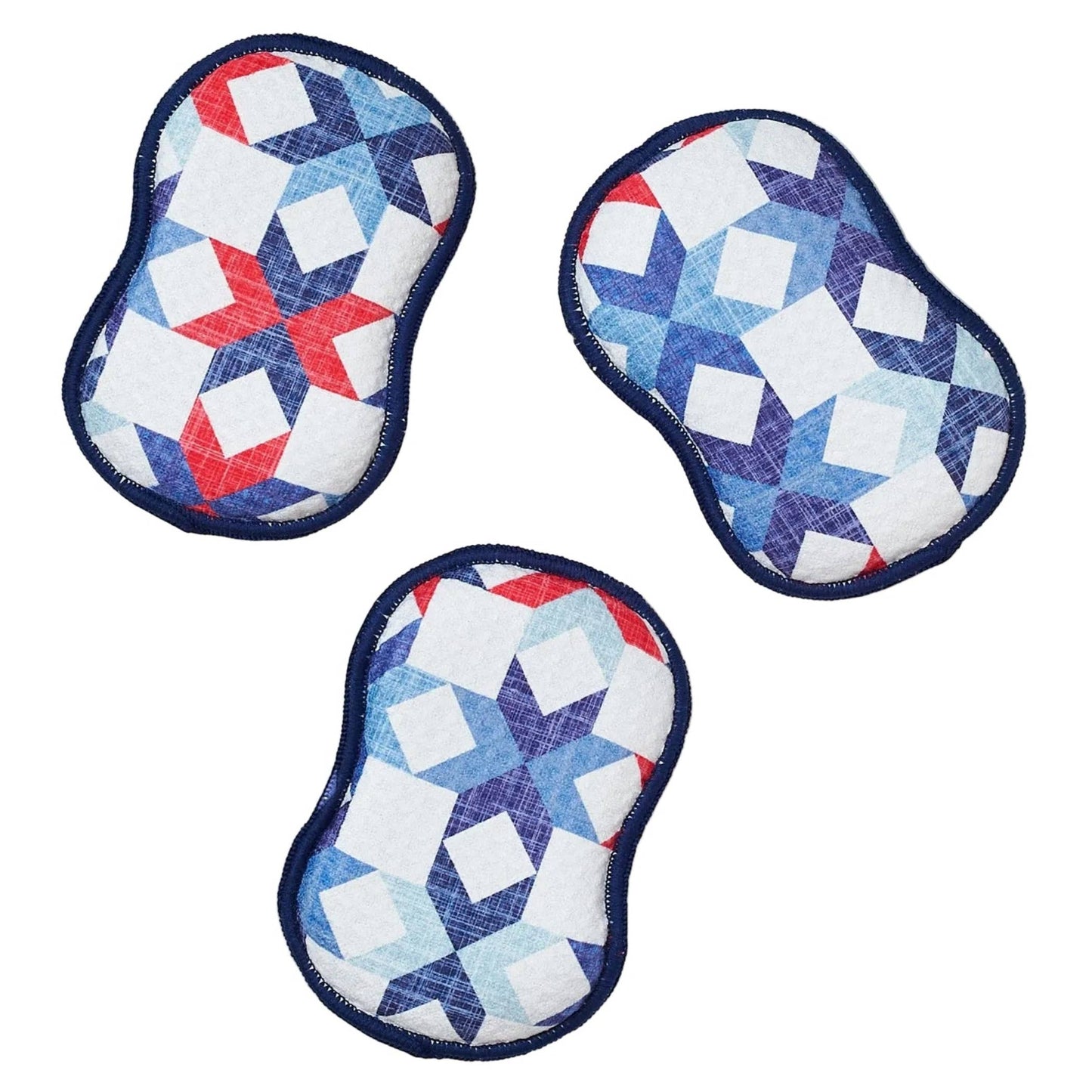 Once Again Home RE:usable Sponges - Star Quilt, Set of 3