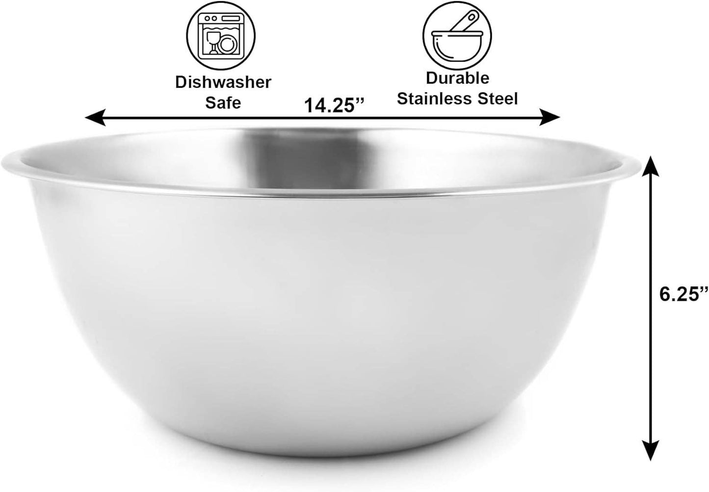 Mixing Bowl, SS, 10.75-Quart