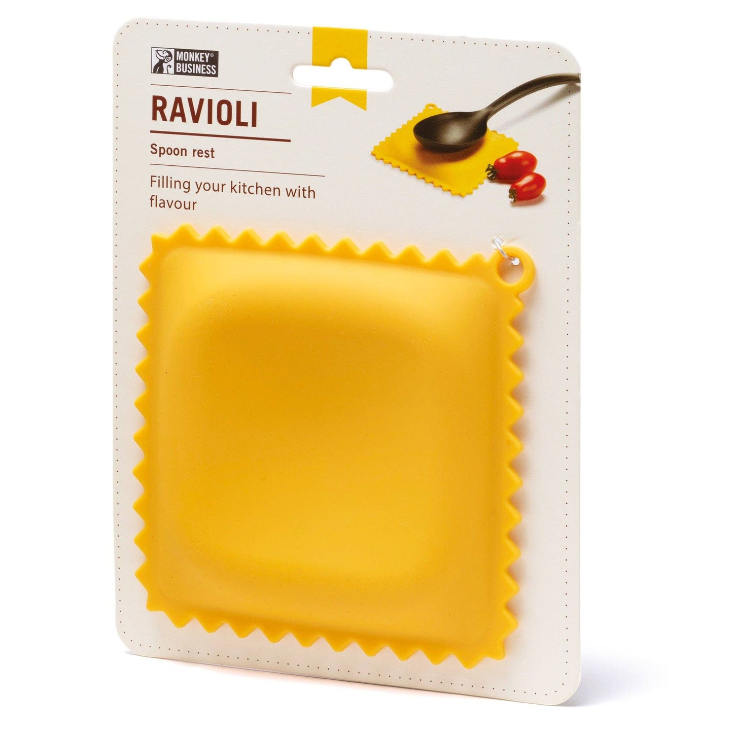 Monkey Business Design Pasta Shaped Spoon Rest, Ravioli