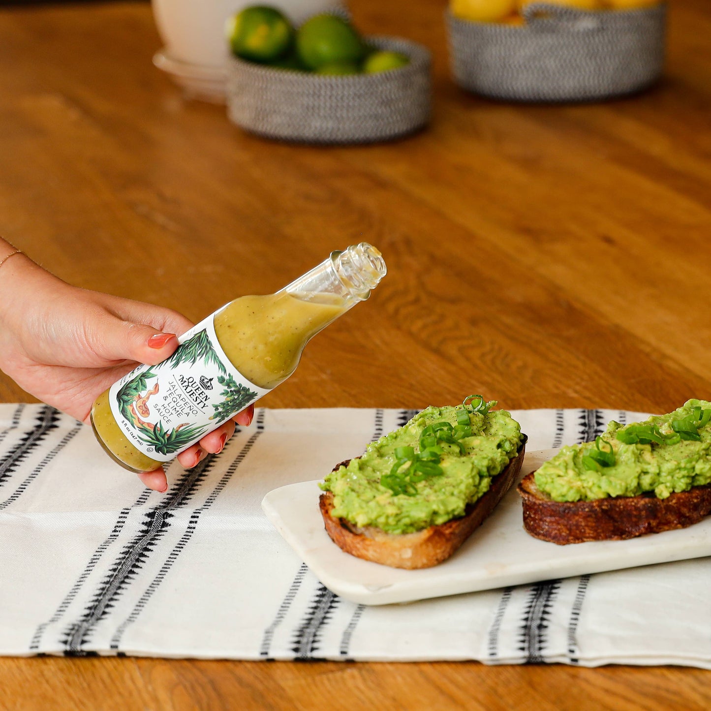Queen Majesty Jalapeño Tequila & Lime Hot Sauce, 5oz