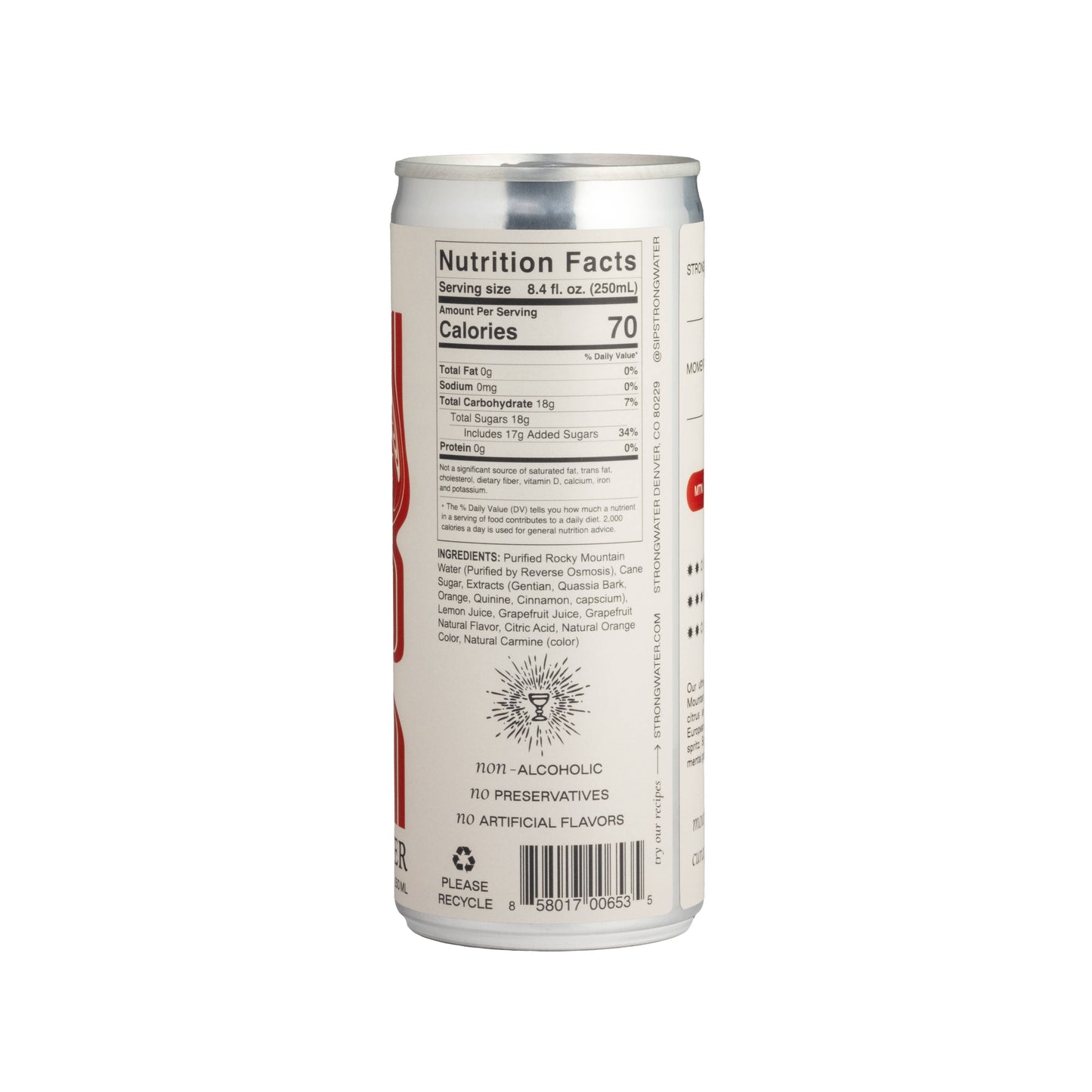 Strongwater Sparkling Aperitif NA Aperol Spritz, 4 Pack